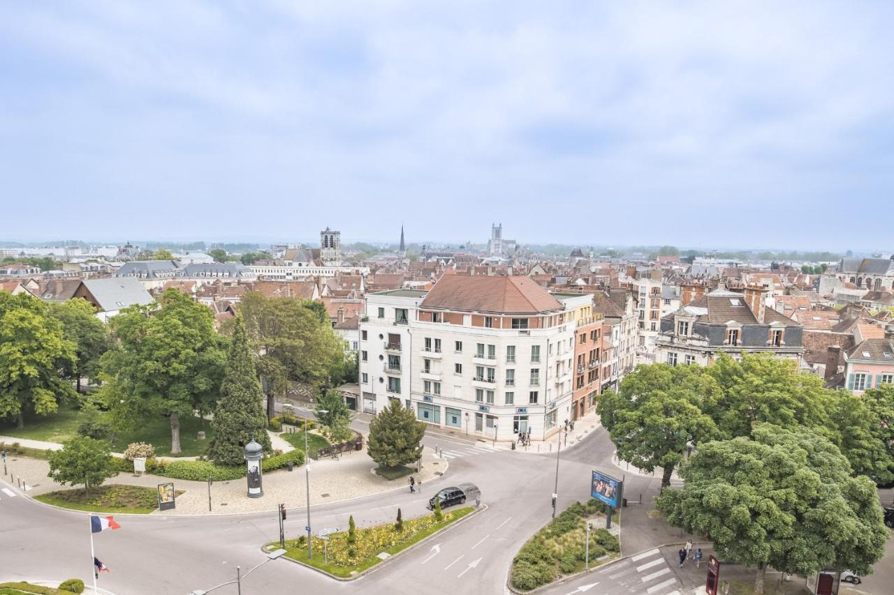 Apartament Evasion Urbaine - Vue Panoramique - Proche Gare Troyes Zewnętrze zdjęcie