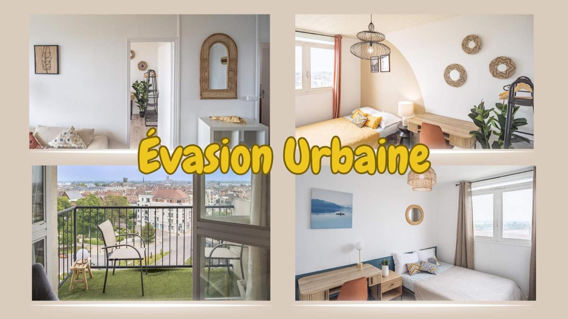 Apartament Evasion Urbaine - Vue Panoramique - Proche Gare Troyes Zewnętrze zdjęcie